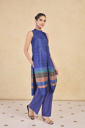 Zella Silk Co-ord - Blue, Blue, image 3